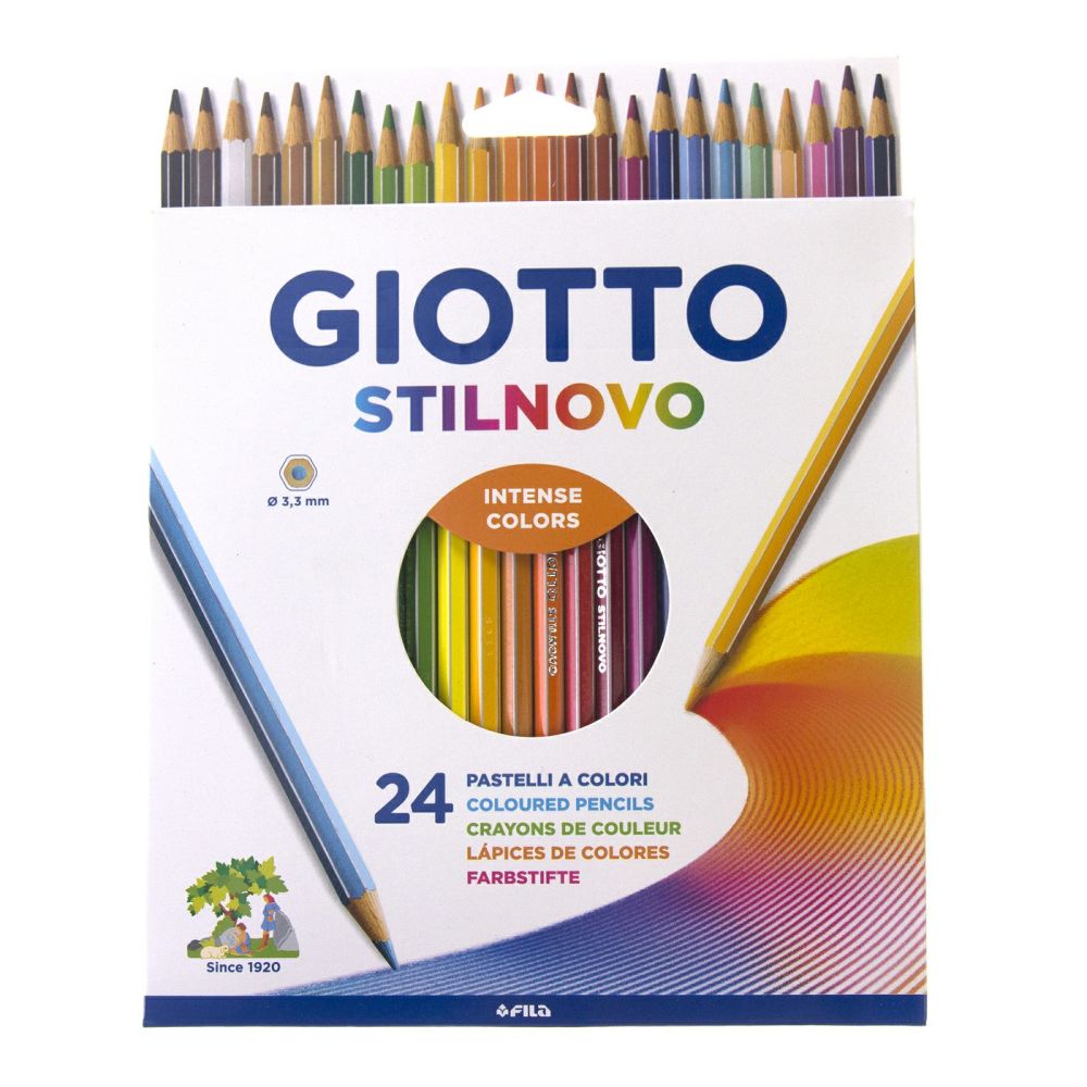 Pastelli colori Giotto Stilnovo 24 matite