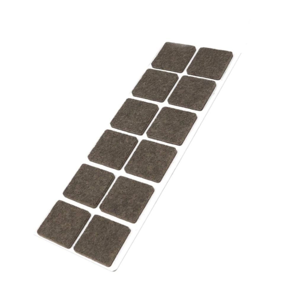 Feltrini adesivi quadrati 4cm - 12pz