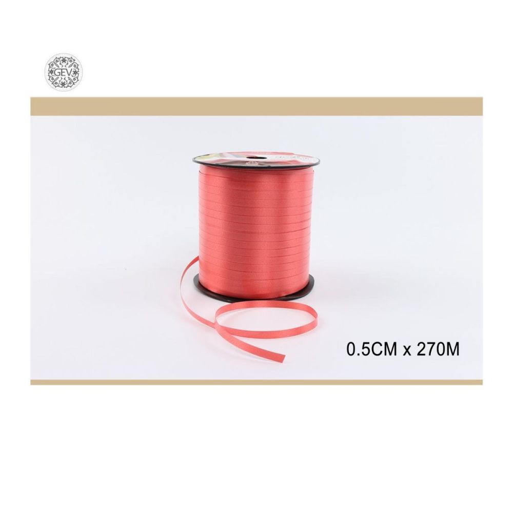 Nastro regalo Rosso 0.5cmx270mt