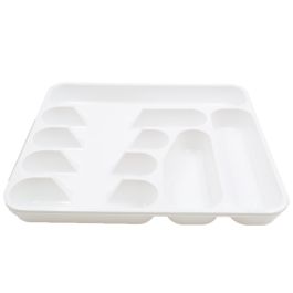 Portaposate in plastica grande 37x42x5cm Bianco