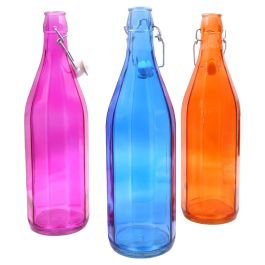 PORTIS GLASS. Bottiglia di vetro 500ml (arancione, Vetro. PP) come