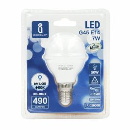 Lampadina LED goccia 7W = 50W attacco E14 6400K